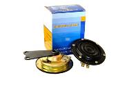 Сигнал электрический 12V дисковый D110мм, черный (высокий+низкий), к-т  DL52 (1/20)