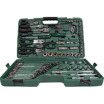 Инструмент 1/4,3/8,1/2" (100 предметов), кейс 09100 SATA  