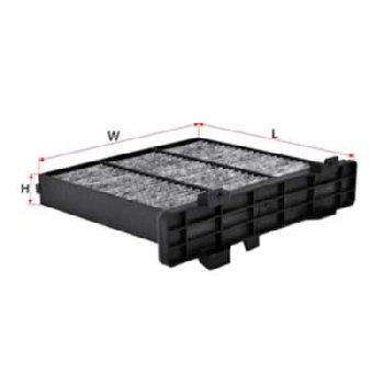 Фильтр салонный PC-304B  (Япония)  (MR500057/7803A027/AC-035 RB/CA-10100 Sak)
