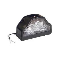 Фонарь подсветки номерного знака LED ракушка черный (к-т 2 шт) , к-т.