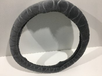 Оплетка плюш, орнамент M (37-39 см), Серая  