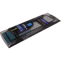 Зеркало салонное панорамное 270 мм затемненное / черная оправа  HJX022  Hi.finse