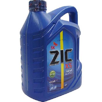 Масло моторное ZIC X5 Diesel 10w40 CI-4,  4L (уп 4 шт) п/синт диз
