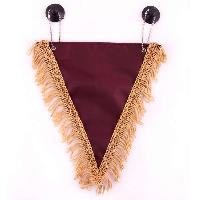 Вымпел треугольный 200*250, без надписи, бордовый SKYWAY