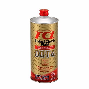 Тормозная жидкость DOT-4, 1 л, TCL  (Япония) (уп.20 шт.) (00833)
