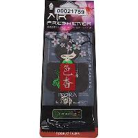 Ароматизатор подвесной пластина Гейша, запах в асс IROKA (продажа только блоком 24 шт.)