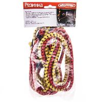 Резинка для крепления багажа 100см*8мм, Крюк метал (4шт) к-т   SKYWAY S06001006