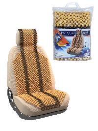 Накидка деревянная передняя массажная, 127*38см, светлый лак, шт  (46873) Nova Bright