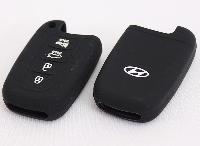 Чехол на ключ автомобильный силиконовый Hyundai (4 кнопки)  IX35, New Sonata, Equus, ROHENS-Coupe