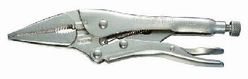 Зажим тонконосый L 225мм ( 9") с фиксатором  71302 SATA 