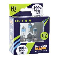 Лампа галогеновая H 7 12V 55W Pх26d Super Light+100 (82720SL+100) 2 шт, к-т  Маяк Ultra