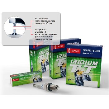 Свеча зажигания DENSO  4710 (IXEH20ETT) аналог NGK 2302 DF6H11A  IRIDIUM POWER (КНР)