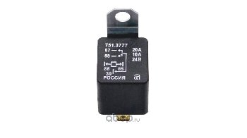 Реле 5 контактов 24V 10А/20А (751.3777) АВАР/ МАЯК