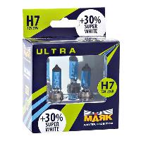 Лампа галогеновая H 7 12V 55W Pх26d Super White+30 (82720SW+30) 2 шт, к-т  Маяк Ultra
