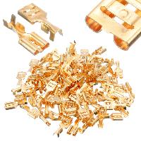 Клемма обжимная 6.3 мм без изоляции МАМА (уп.50 шт), уп.