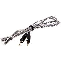Кабель AUX (mini jack 3.5 mm) металлический штекер (пакет) S09801001 SKYWAY   Вывод 