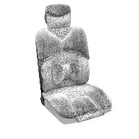 Чехлы сиденья экомех ARCTIC (2 предм) поддержка спины, Серый леопард 1004 SKYWAY 