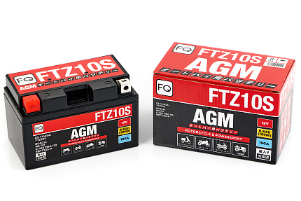 АКБ МОТО 12В,  8.6 А/ч   FTZ10S  AGM   150*87*93 мм  (1/4) FQ