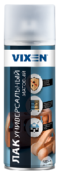 Лак акриловый матовый 520мл, спрей  VX24001 VIXEN (уп.12шт)