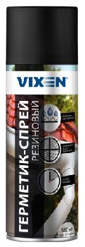 Герметик резиновый прозрачный, 520 мл, спрей  VX90200 VIXEN (уп.12шт) 