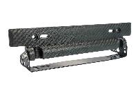 Крепление рамки номера с выносом 50 мм L300мм, черный  AC911