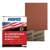 Бумага наждачная на тканевой основе (230*280мм) №600, лист  ABRO  STS-600-R   (уп 100 шт)											