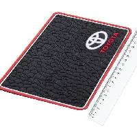 Коврик на панель плоский 200*125мм, принт камень, Черный, в углу эмблема TOYOTA SKYWAY HX-19 Toyota