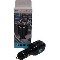 FM Модулятор 12/24 V / 2USB ( 3.1 /1A ) Led-дисплей / HandFree,черный  BC-23