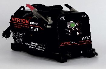 Пуско-зарядное устройство инверторное VERTON Energy SC- 550И (12/24,40-550 Ач; зар 55А; пуск 10кВт)