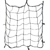 Сетка багажная  80*100 см, D резинки  8 мм, большие крючки, Черная