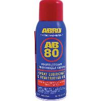 Смазка проникающая с тефлоном AB-80, 400мл, спрей ABRO AB-80-10-R (1/12) (аналог WD-40)