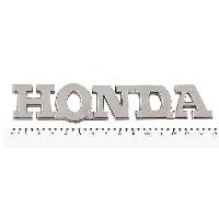 Шильдик металлопластик HONDA, 145*20мм, хром SKYWAY (SHL-002)