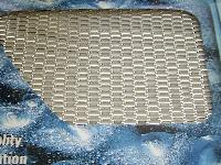 Сетка-тюнинг решетки радиатора серебро крупная 100*33 см 