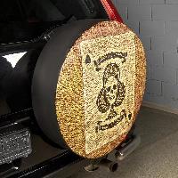 Чехол запасного колеса экокожа-полиэстер R15 D67см КАРТА SKYWAY S06301068