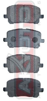 PF-1470 Тормозные колодки Akyoto AKD-1066 TOYOTA Noah/Voxy/VOLTZ (ZZE13#)AVENSIS ACM20 FR