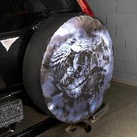 Чехол запасного колеса экокожа-полиэстер R15 D 67см ЗМЕЯ SKYWAY S06301084 