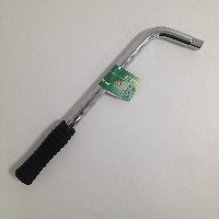 Вороток 1/2" Г-образный с резиновой ручкой, длина 375 мм 15"  Т180 (82002) TStop