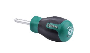 Отвертка Серия Т крестовая (+) PH 2* 38 мм, длина 94 мм (укороченная)  63511 SATA 