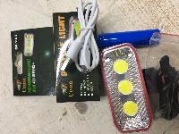 Фара вело передняя диодная (3COB диода/ 3 режима)  CB-963 Сова 