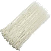 Хомут пластиковый  3.6мм*370мм белый цвет (уп.100 шт.)