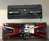 Фонарь задний диодный 24V, 130*327мм, SQ-B-201, 2 шт, к-т