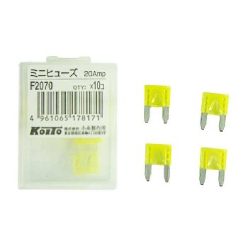 Предохранитель флажковый МИНИ 20 А KOITO (F2070) , шт   (уп 10 шт )