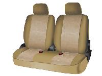 Чехлы велюр, средний ряд ( 6 пр) Конструктор, бежевый, к-т  iSky  (iSV-SP-05 BE)