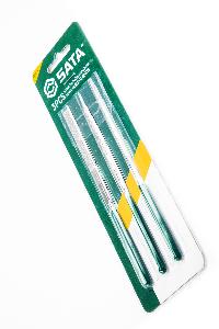 Напильники алмазные 3мм, длина 140 мм, прямые (набор 3 предмета) к-т 03860 SATA 