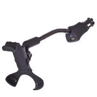 Держатель телефона в прикуриватель, длинная гибкая ножка, 3 лапы (WF-620)