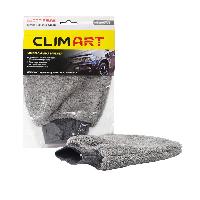 Рукавица микрофибра для мойки и полировки автомобиля MittenPolish&Clean 15х25 Серая CLA00738 ClimArt