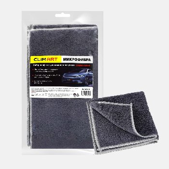 Салфетка Микрофибра 30*30см Combo Clean Темно-серая (5 шт), к-т  CLA00741 ClimArt 
