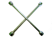 Ключ балонный крестообразный (17-19-21-23 мм)