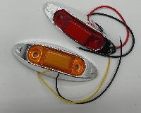 Фонарь габаритный 12/24V, SQ-C-088, белый, шт    (уп 2 шт)