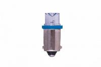 Светодиод T 8 12V BLUE  конус BA9S  Маяк (12/4-BLUE/C)